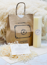 Load image into Gallery viewer, 100% Beeswax Pillar Candle