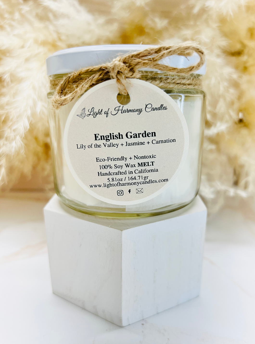 wax melt soy wax, English Garden fragrance, ecofriendly wax melt nontoxic