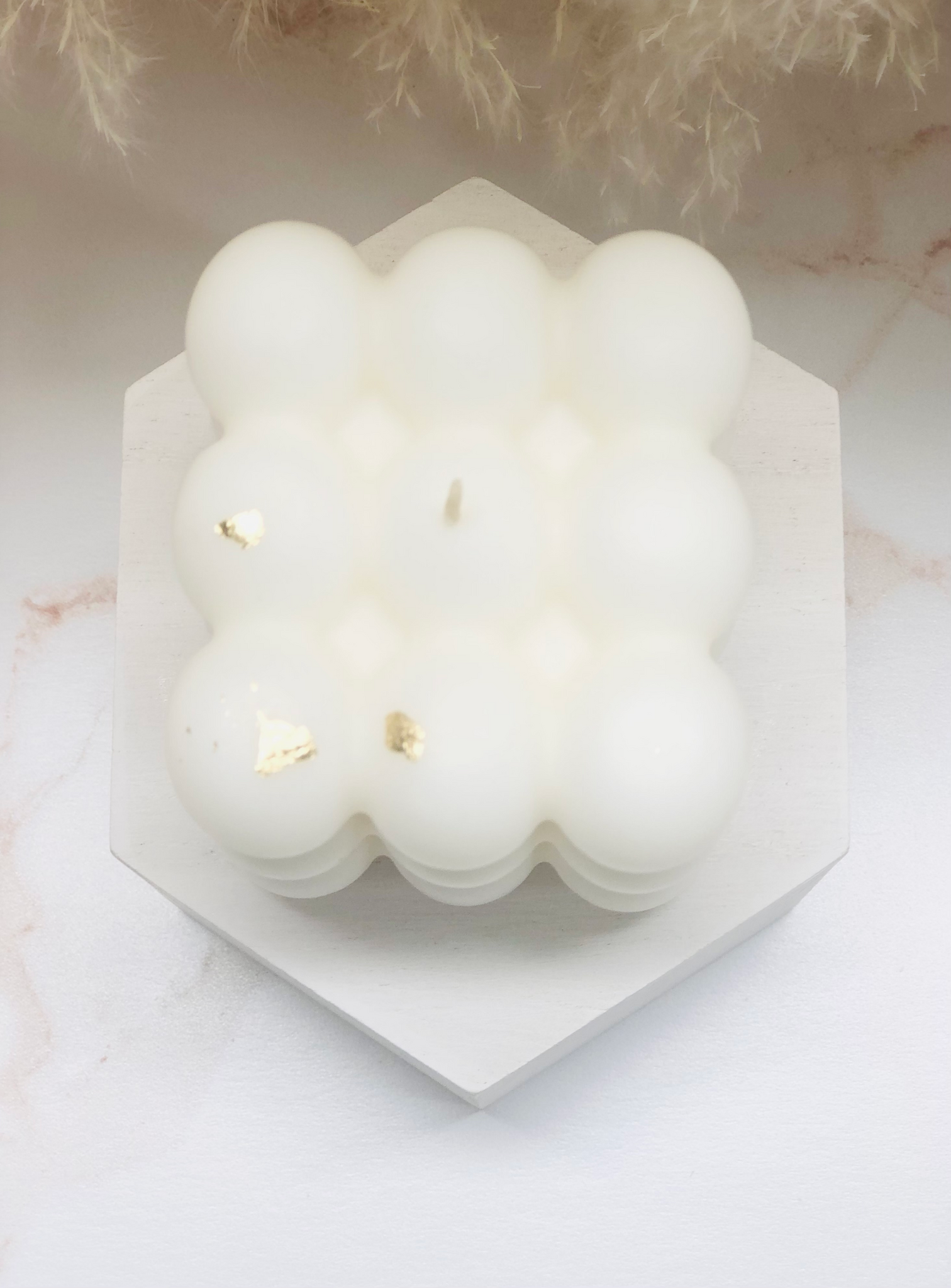 Bubble Cube Candle/Geometric Candle – BetaMiu